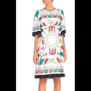 LUXURY ITEM* Dolce & Gabbana silk midi dress (size 40)